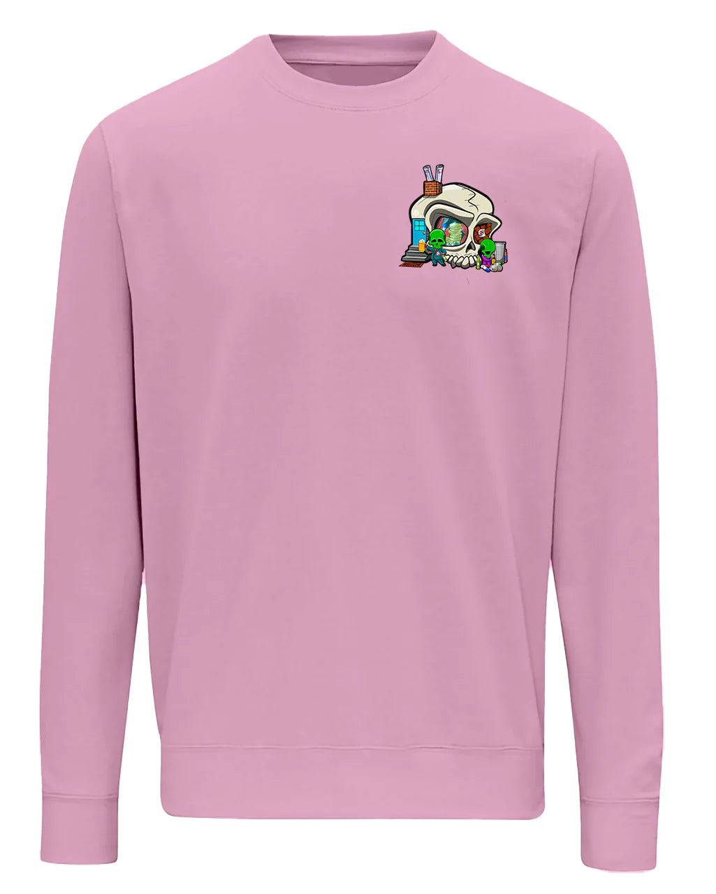 Addiction Awareness design on a Pink Sweater