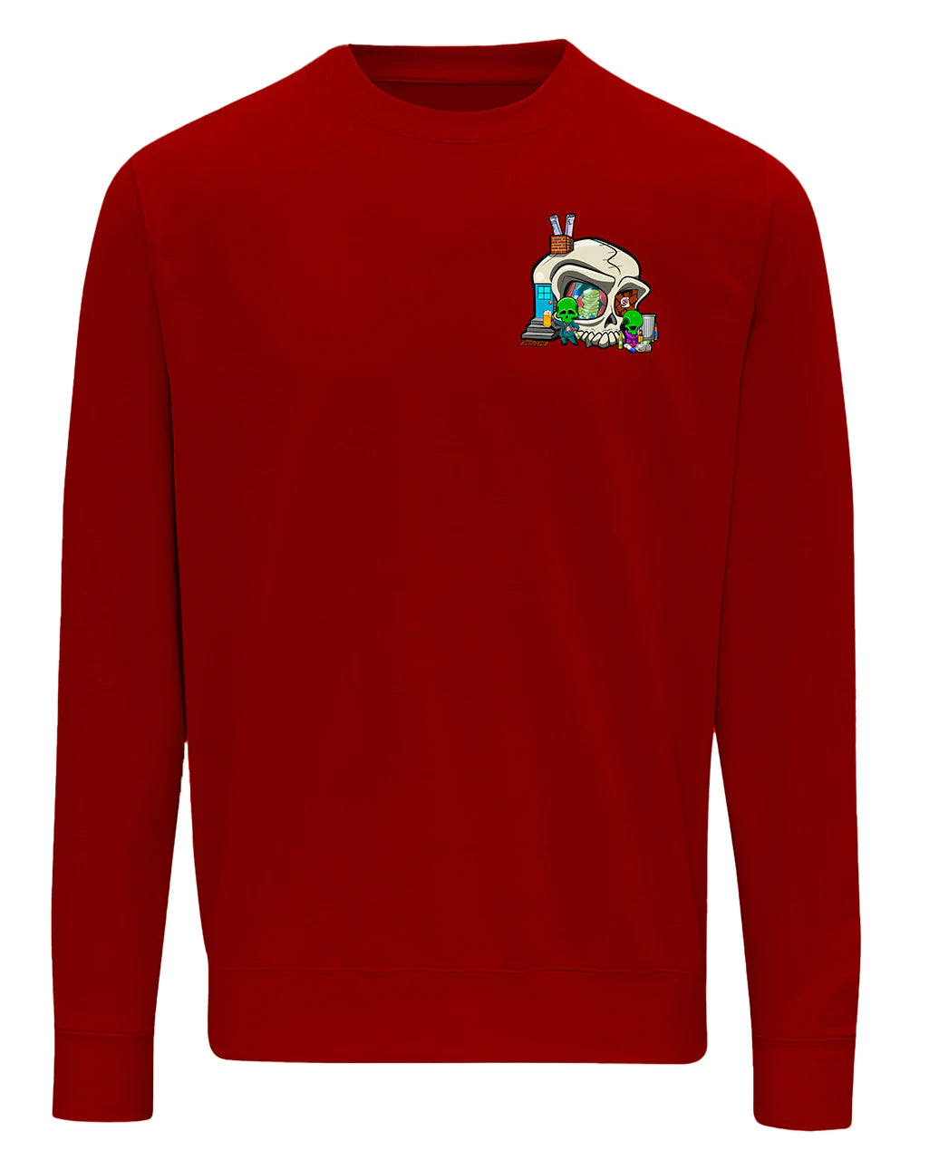 Addiction Awareness design on a Red Sweater