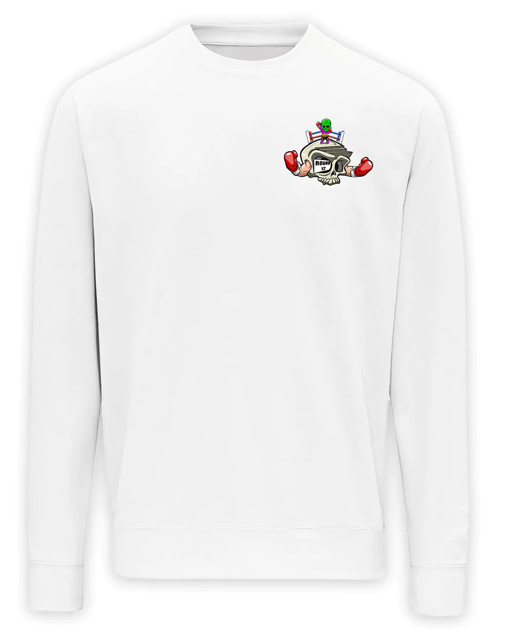 Boxing Skull Mental Health Awareness Sweater By Unsubtle Skulls