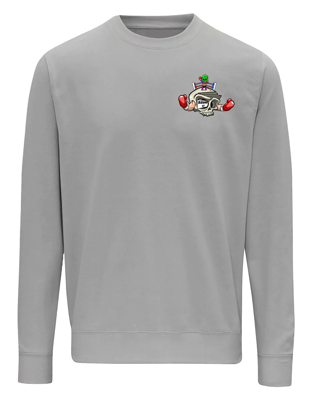 Boxing Skull Mental Health Awareness Sweater By Unsubtle Skulls