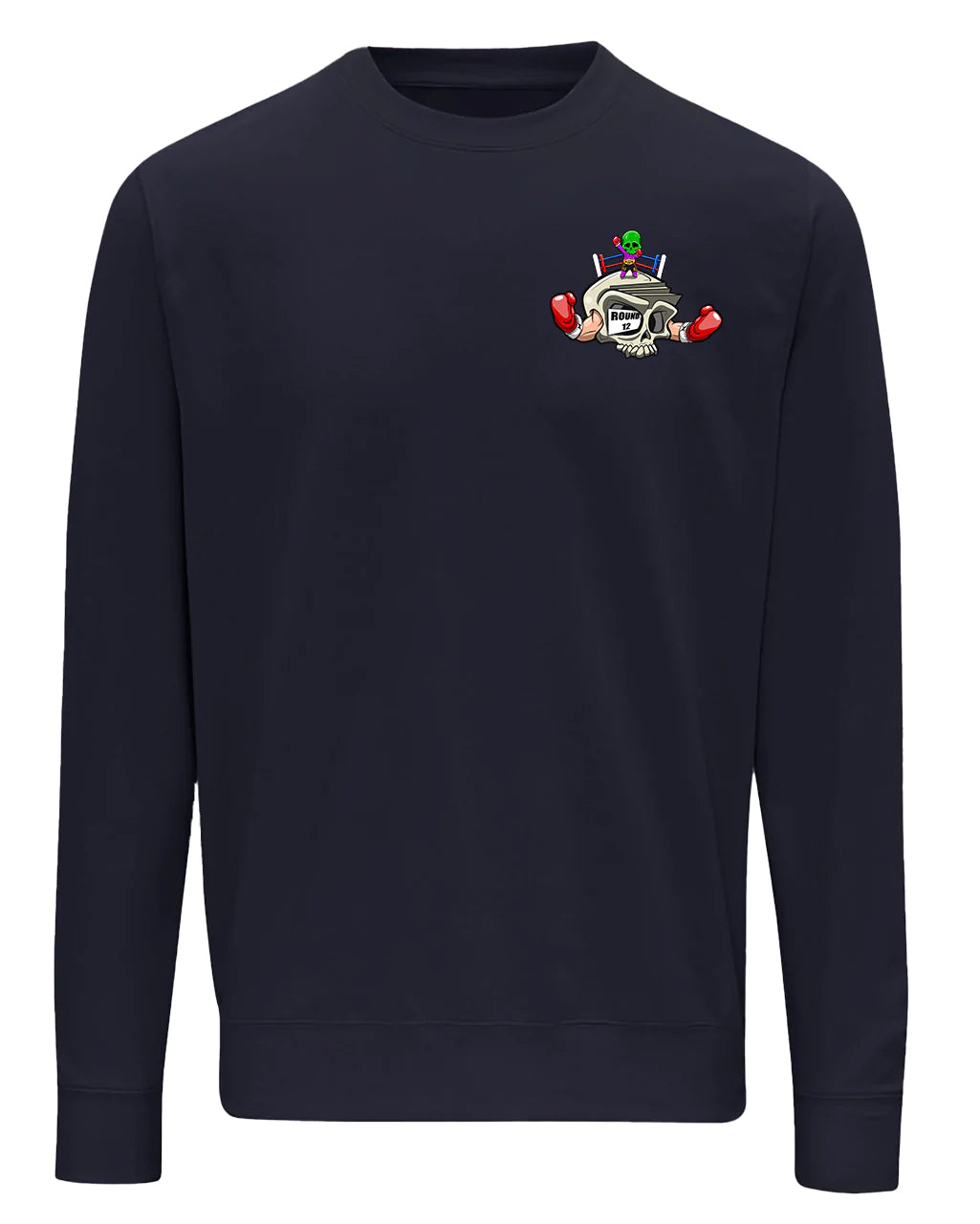 Boxing Skull Mental Health Awareness Sweater By Unsubtle Skulls