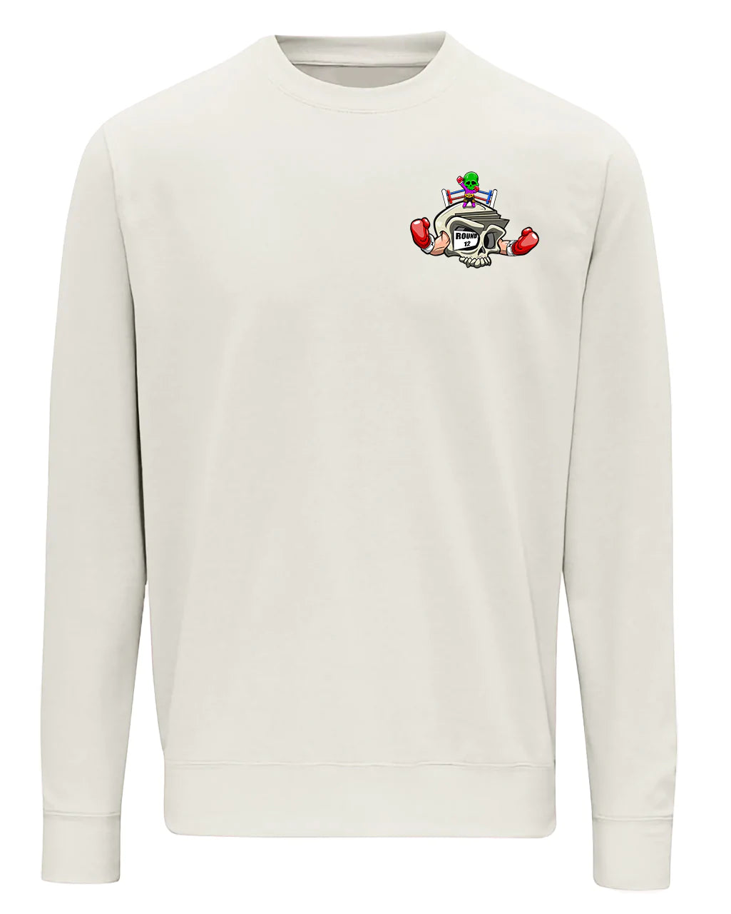 Boxing Skull Mental Health Awareness Sweater By Unsubtle Skulls