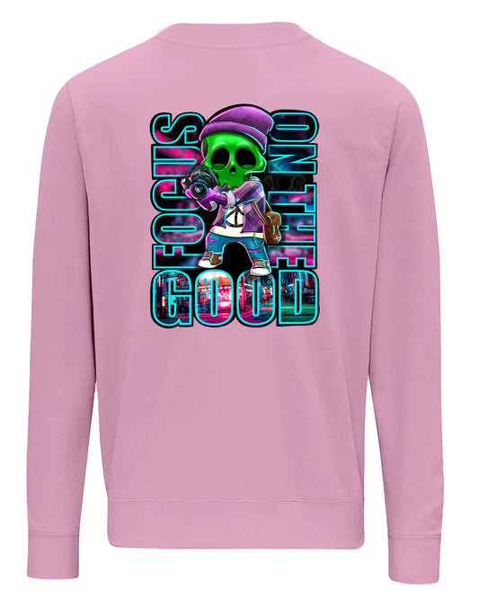 Focus On The Good Sweater By Unsubtle Skulls