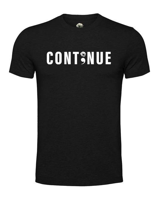 Semi Colon Mental Health Awareness T-Shirt By Unsubtle Skulls