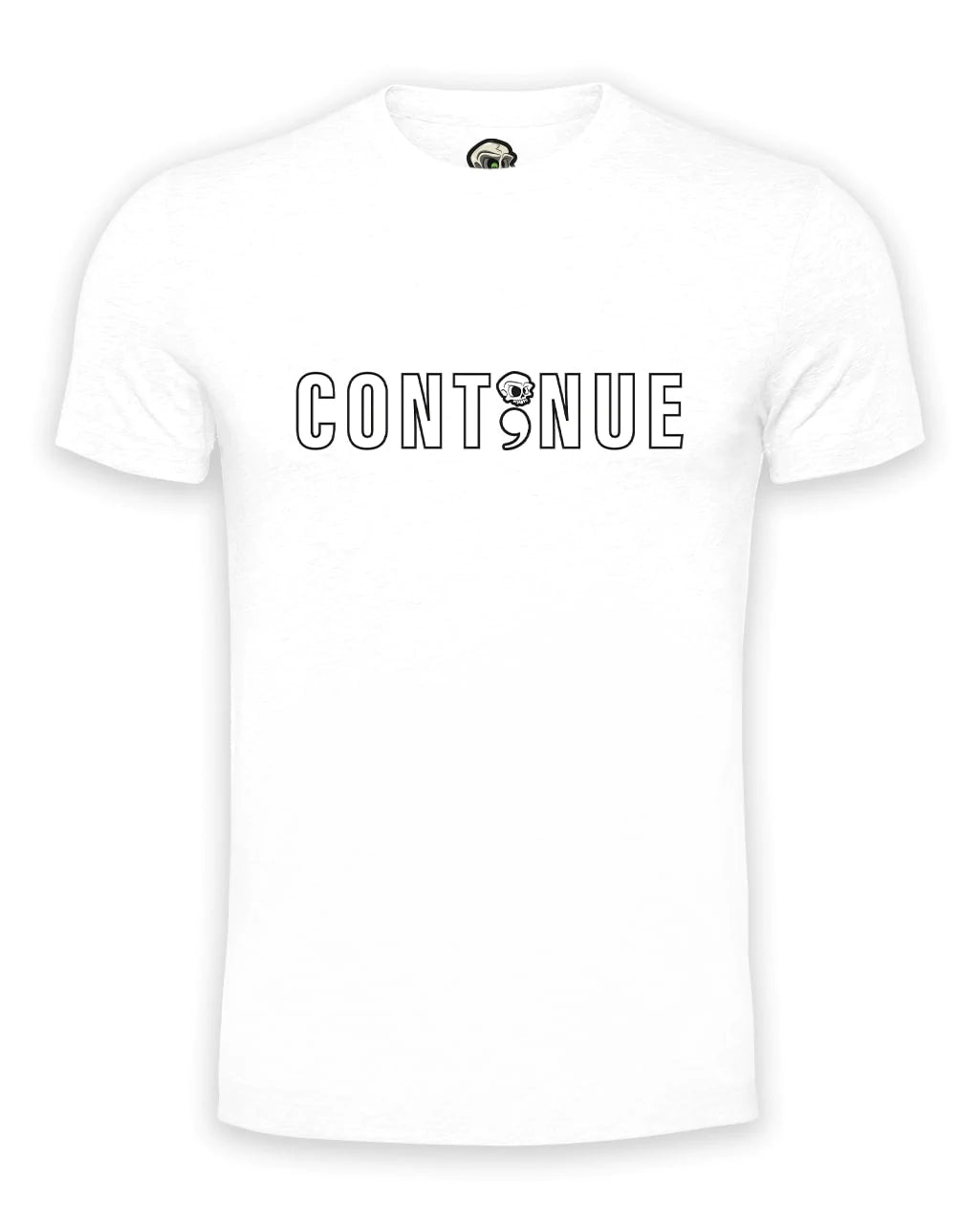 Semi Colon Mental Health Awareness T-Shirt By Unsubtle Skulls