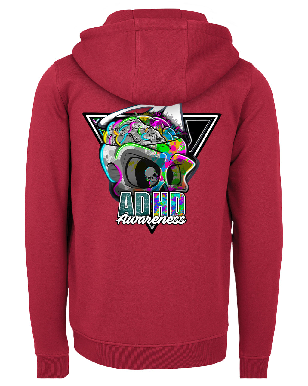 ADHD Reworked Zipped Hoodie / Neurodiversity Awareness