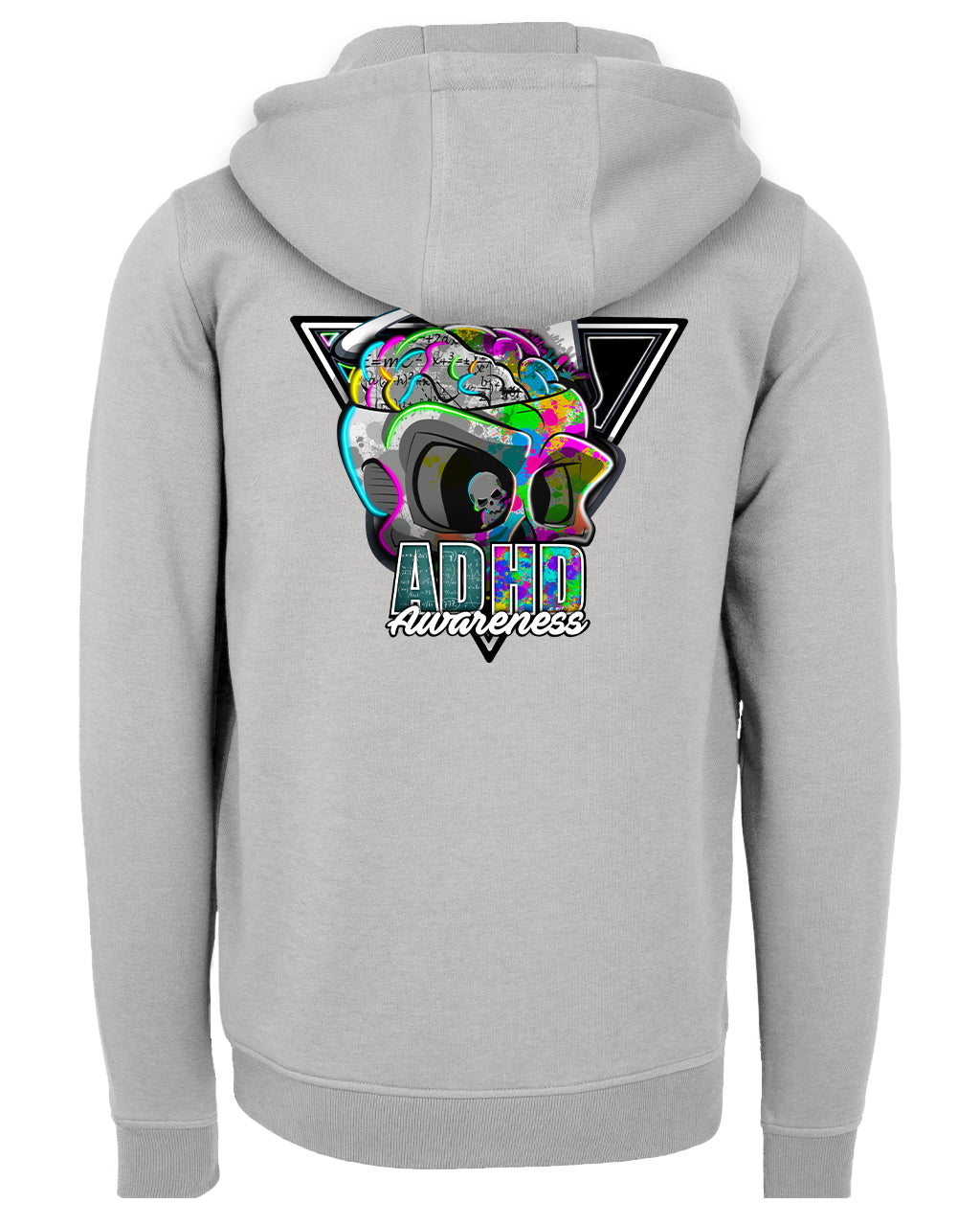 ADHD Reworked Zipped Hoodie / Neurodiversity Awareness