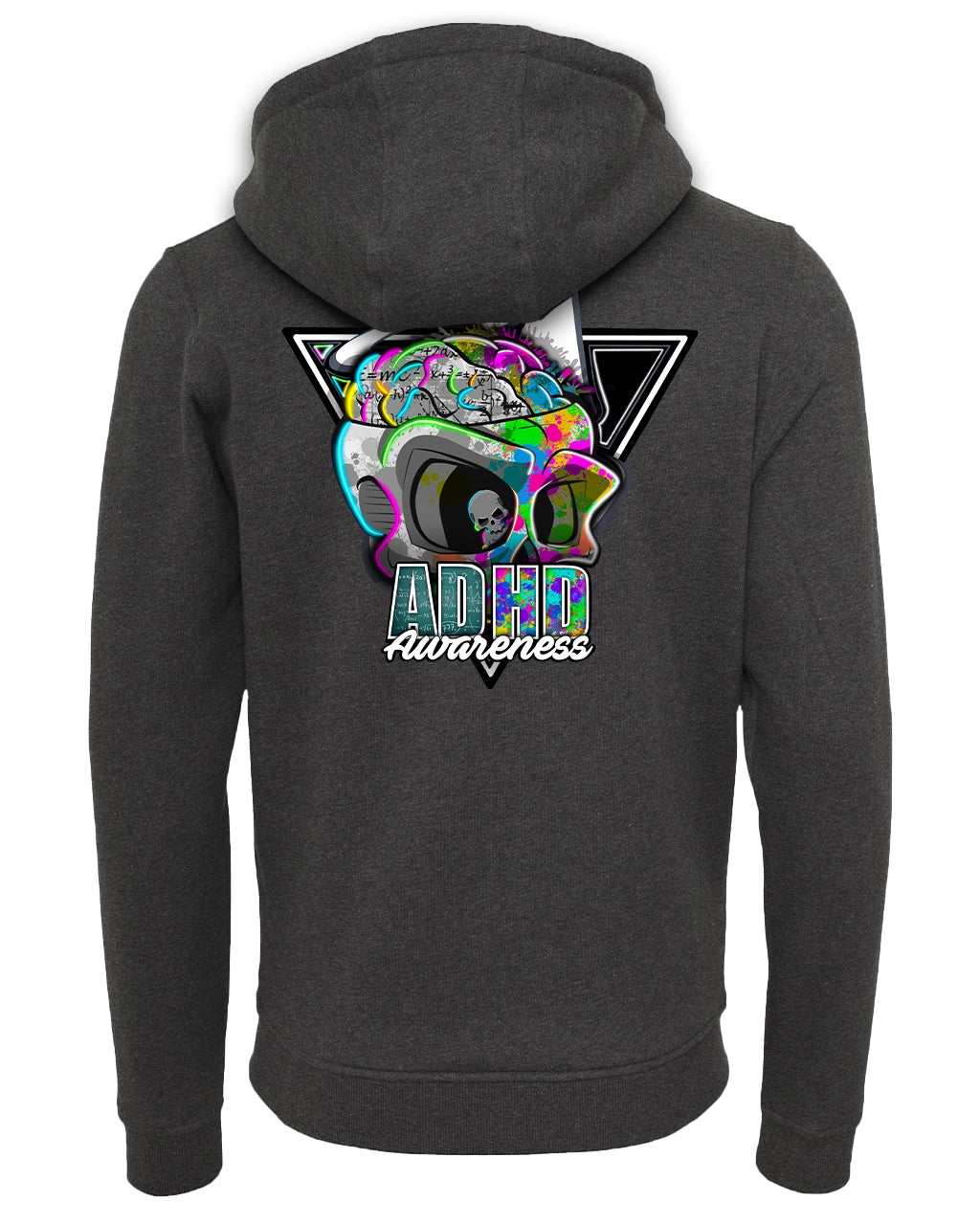 ADHD Reworked Zipped Hoodie / Neurodiversity Awareness