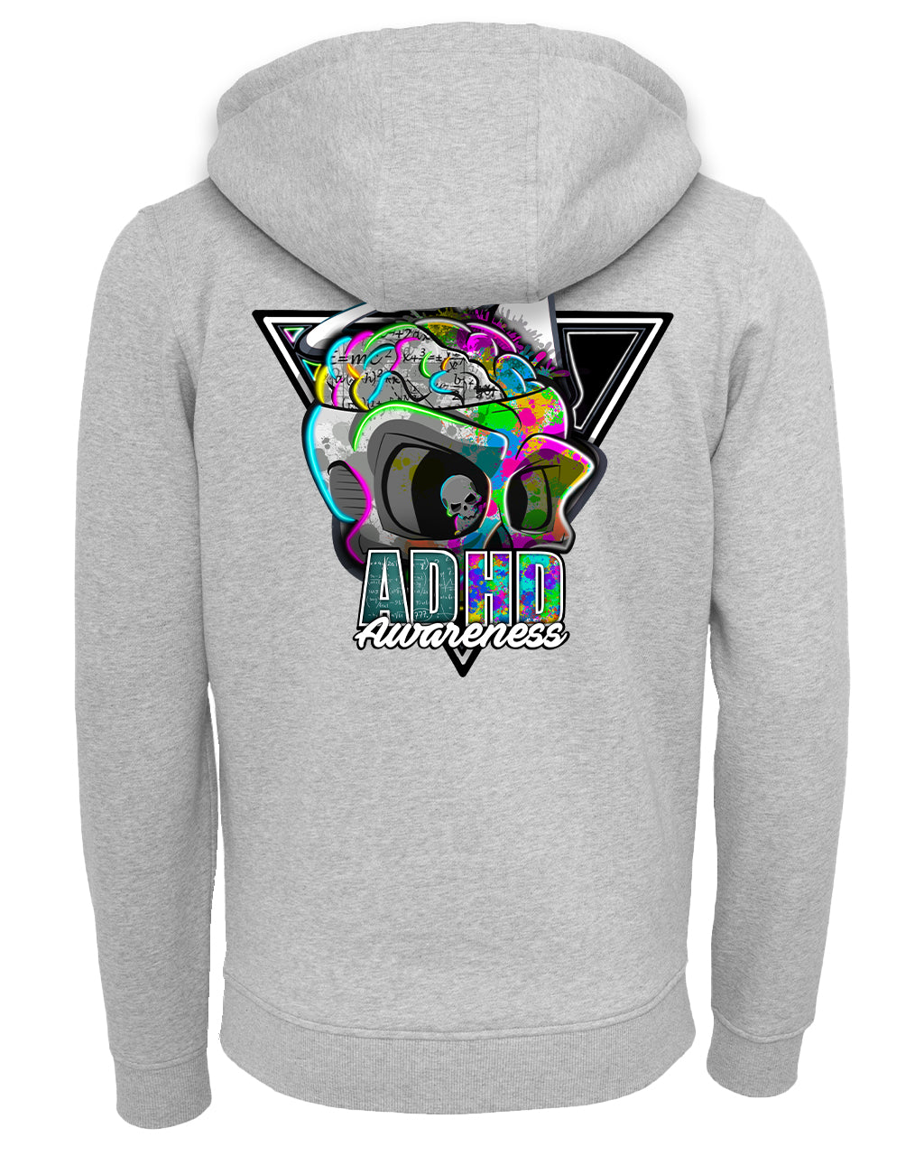 ADHD Reworked Zipped Hoodie / Neurodiversity Awareness