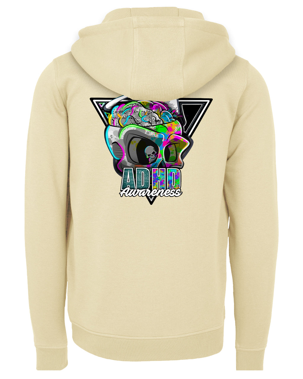 ADHD Reworked Zipped Hoodie / Neurodiversity Awareness