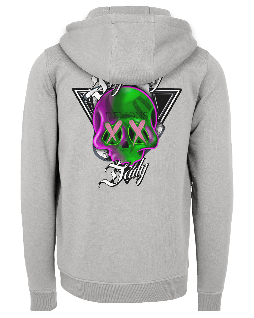 Fighting Demons Daily Zipped Hoodie