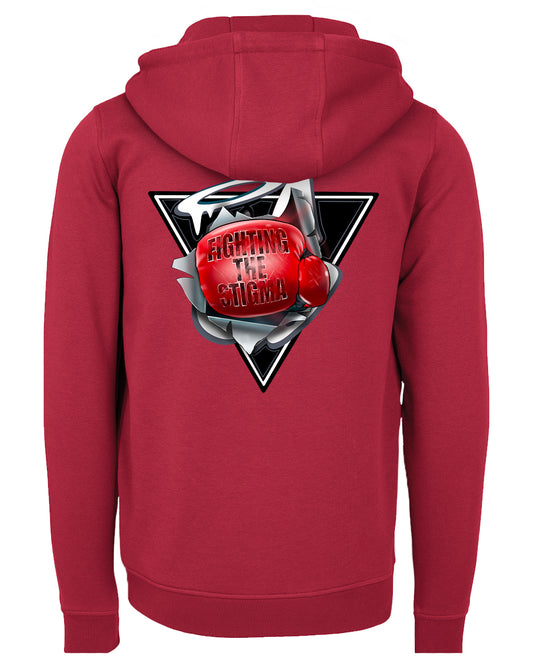 Fighting the Stigma Zip Hoodie / Mental Health Awareness