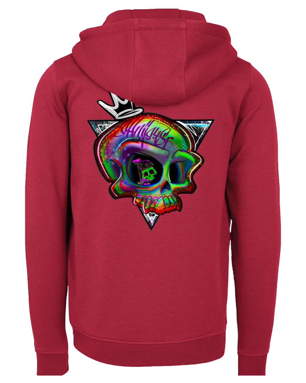 Skullsy Skull Zipped Hoodie