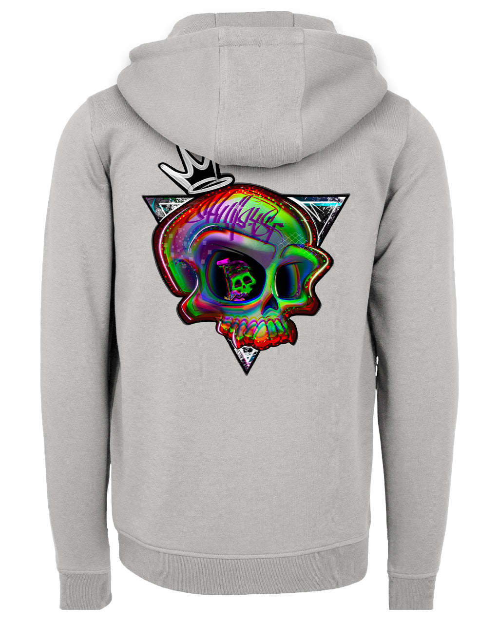 Skullsy Skull Zipped Hoodie