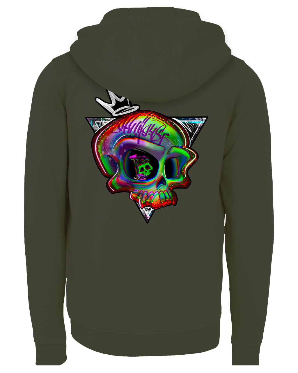 Skullsy Skull Zipped Hoodie