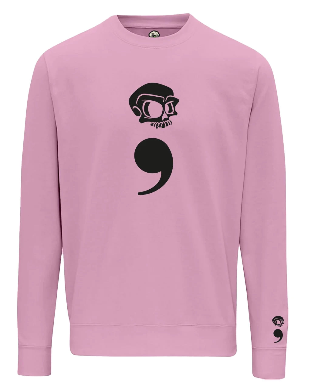 Semi Colon Mental Health Awareness Sweater By Unsubtle Skulls