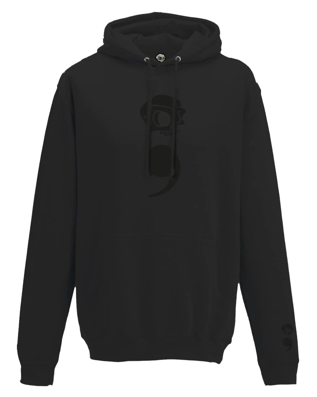 Semi Colon Mental Health Awareness Hoodie By Unsubtle Skulls