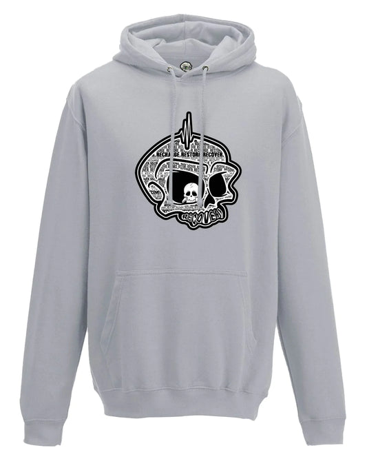 Recovery Mental Health Awareness Hoodie By Unsubtle Skulls