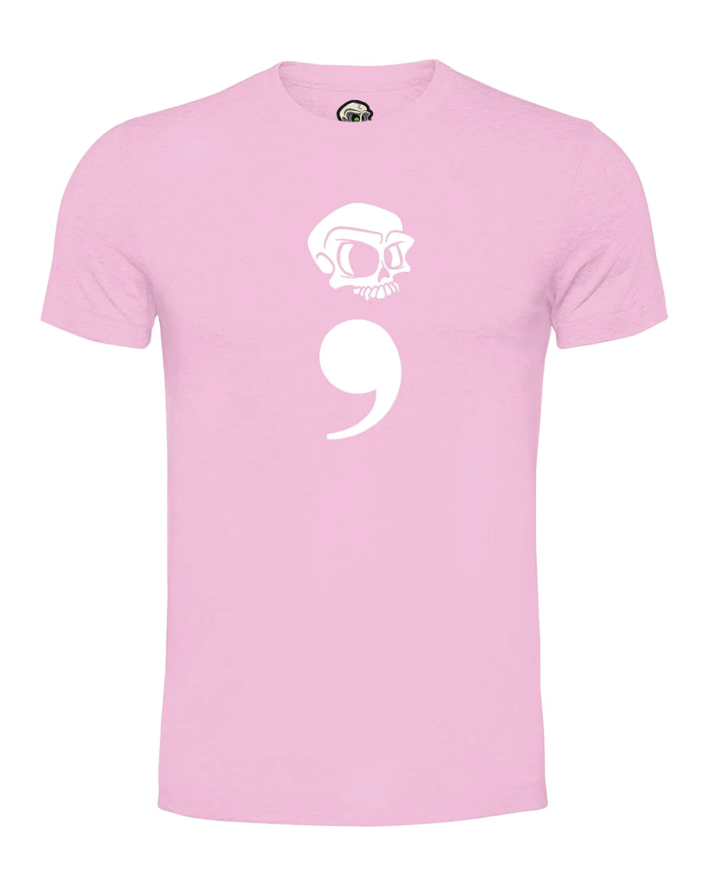 Semi Colon Mental Health Awareness T-Shirt By Unsubtle Skulls