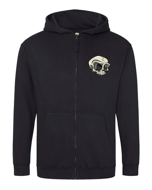 Depression Mental Health Awareness Full Zip Hoodie By Unsubtle Skulls