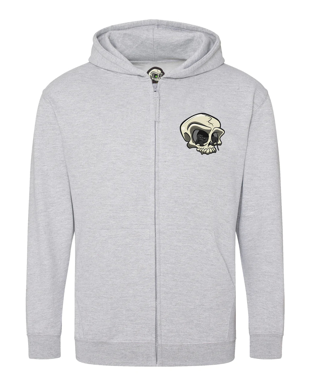 Depression Mental Health Awareness Full Zip Hoodie By Unsubtle Skulls