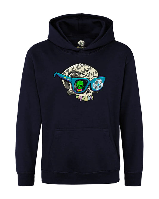 Kids Dyslexia Mental Health Awareness Hoodie By Unsubtle Skulls