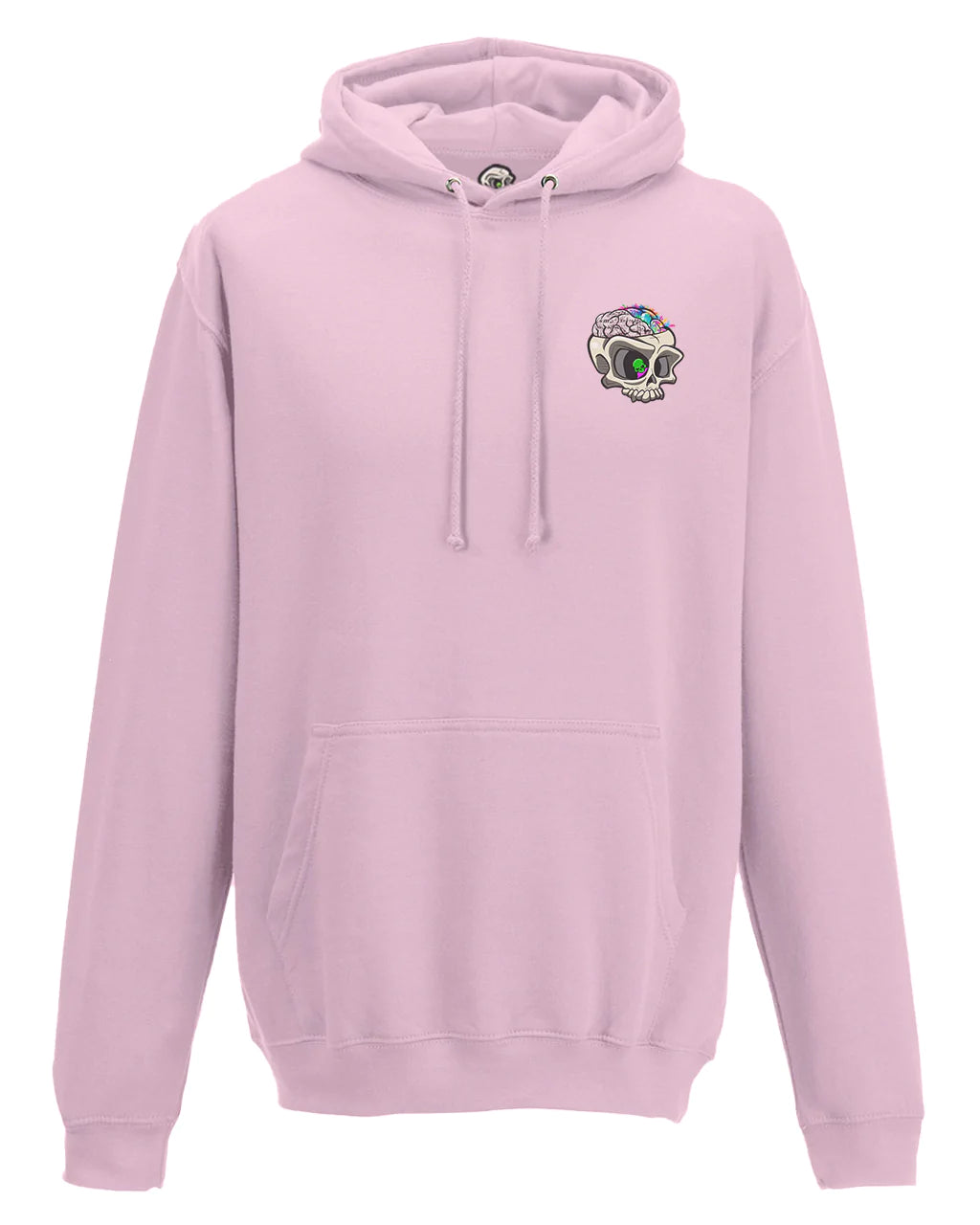 Pink ADHD Mental Health Awareness Hoodie By Unsubtle Skulls