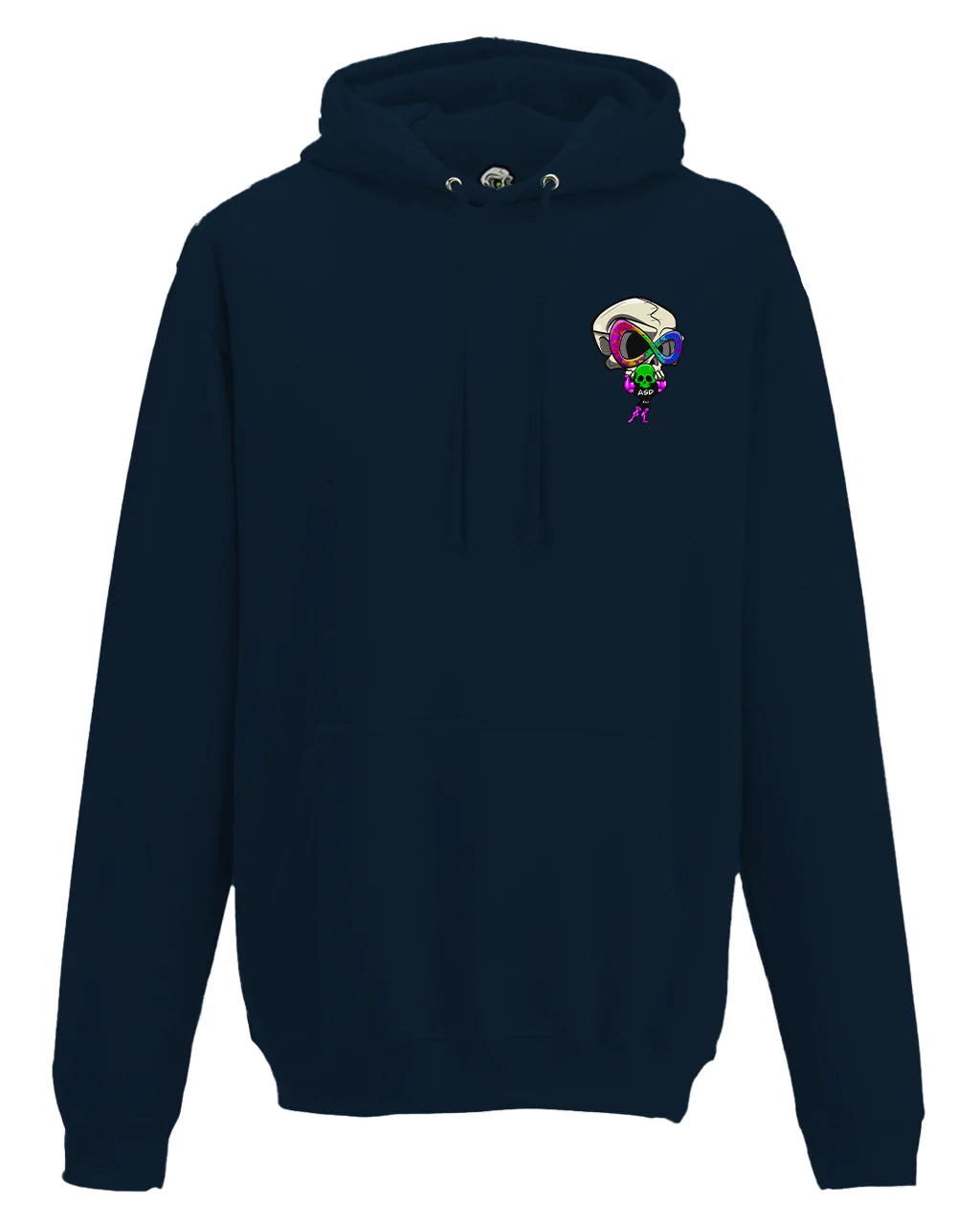 Navy ASD Mental Health Awareness Hoodie By Unsubtle Skulls