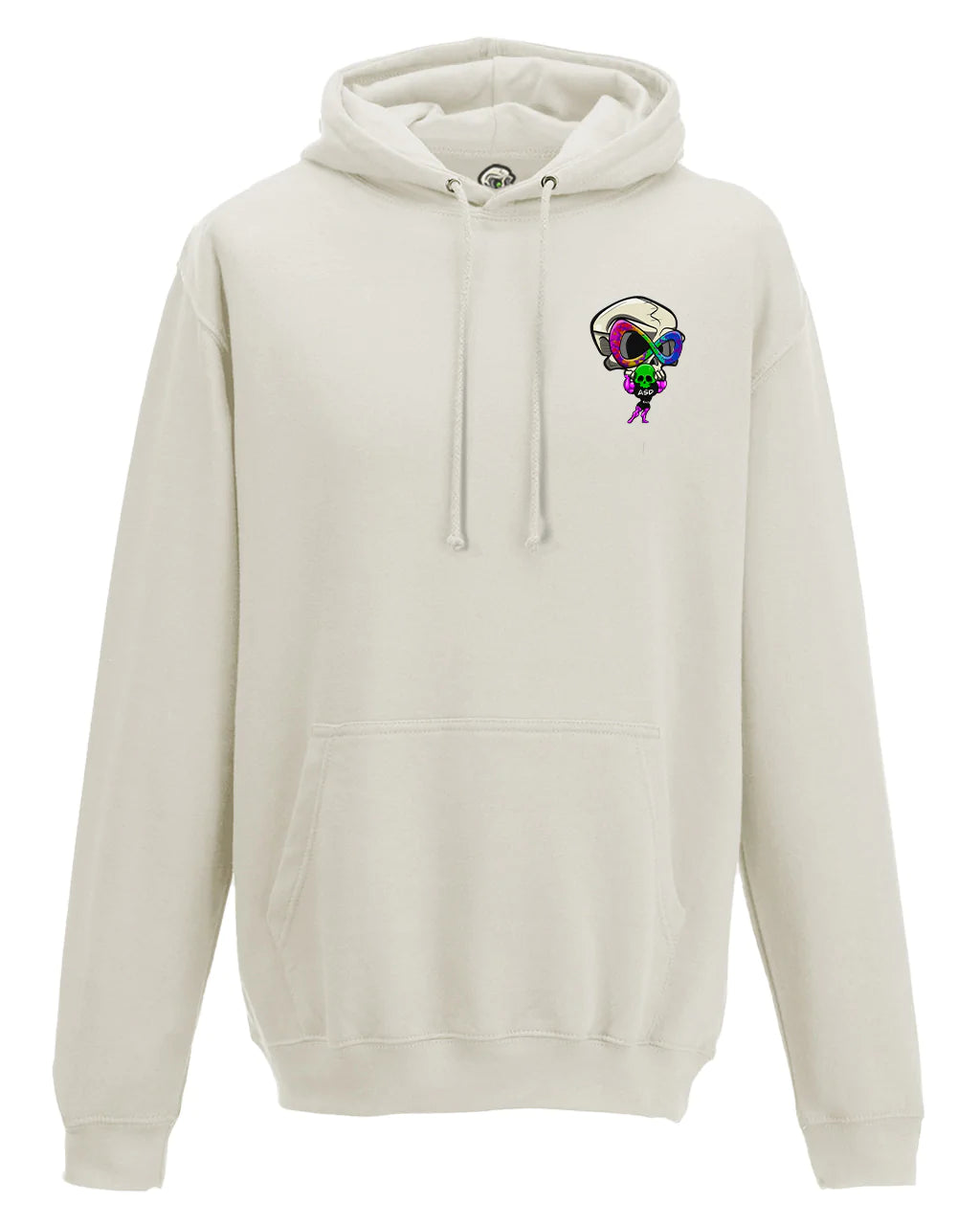 Natural ASD Mental Health Awareness Hoodie By Unsubtle Skulls