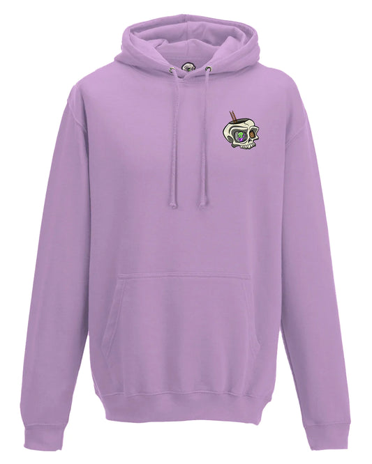 Lavender Anxiety Mental Health Awareness Hoodie By Unsubtle Skulls