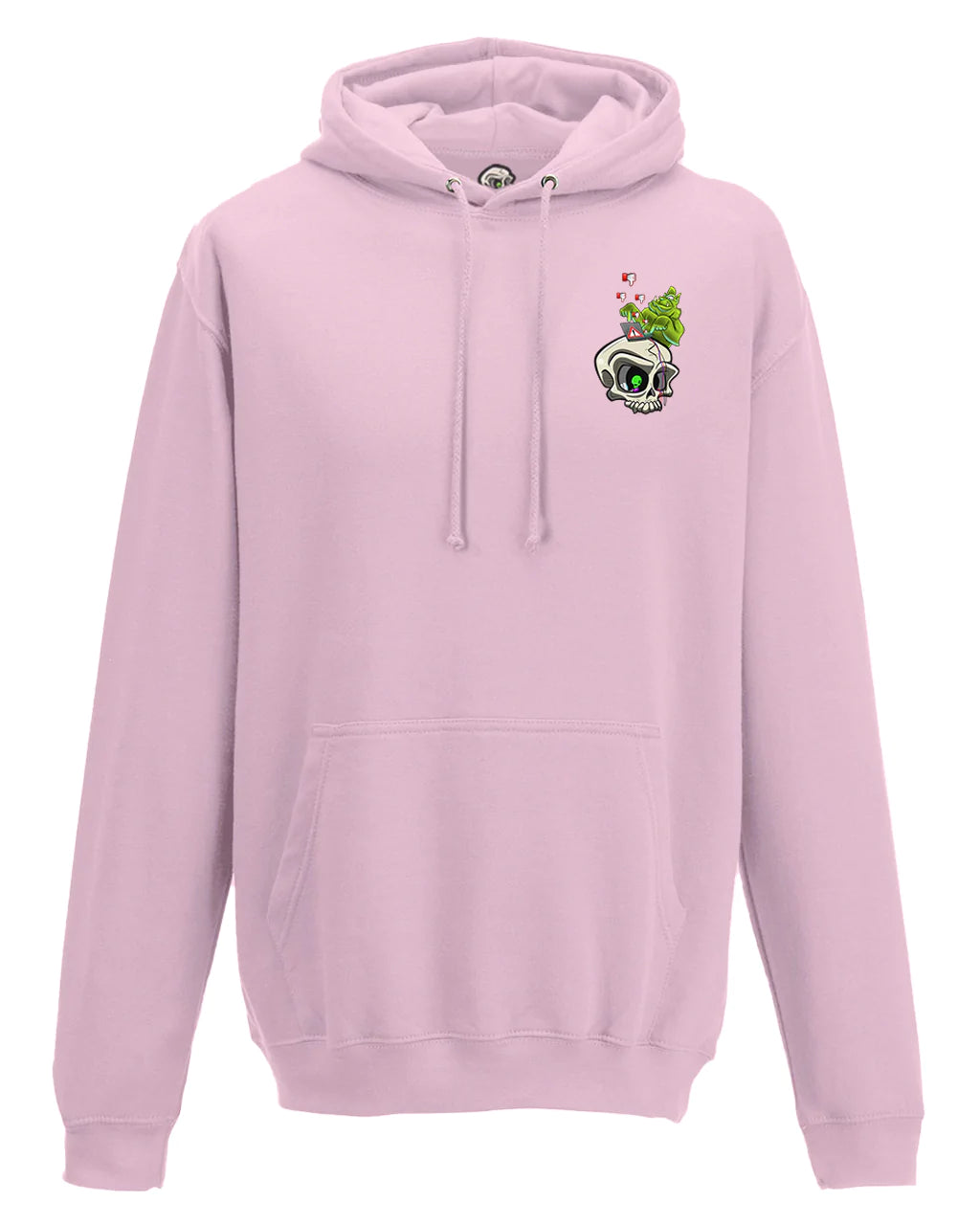 Pink Internet Troll Cyberbullying Awareness Hoodie By Unsubtle Skulls