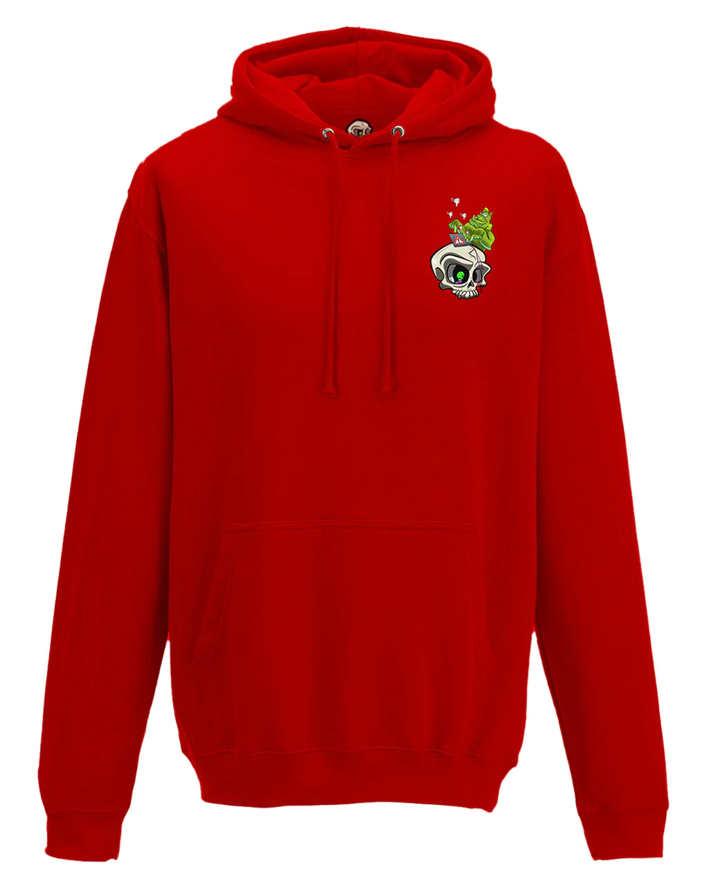 Red Internet Troll Cyberbullying Awareness Hoodie By Unsubtle Skulls