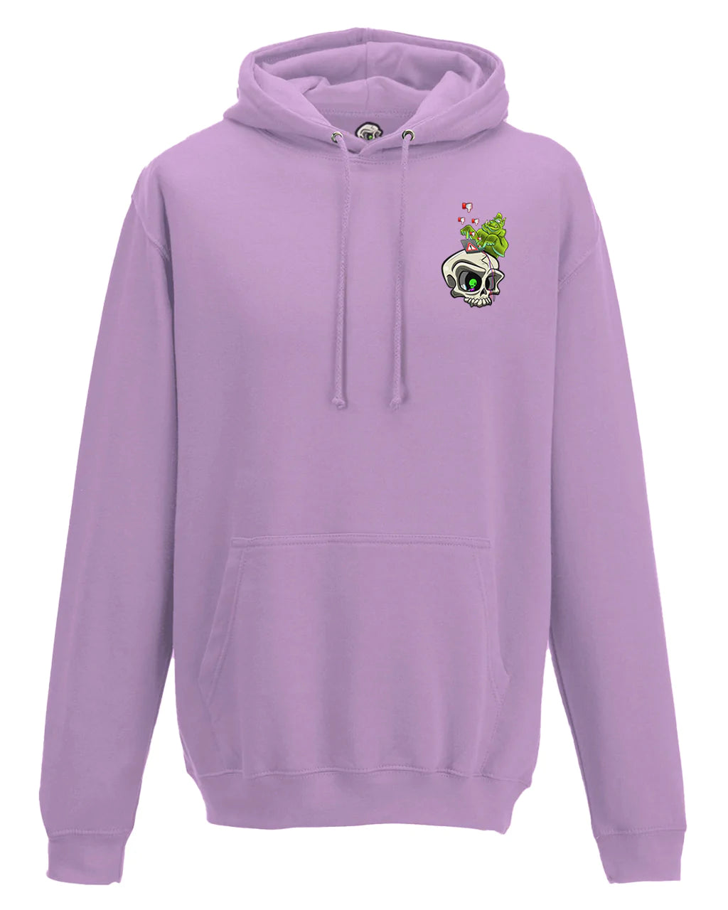 Lavender Internet Troll Cyberbullying Awareness Hoodie By Unsubtle Skulls