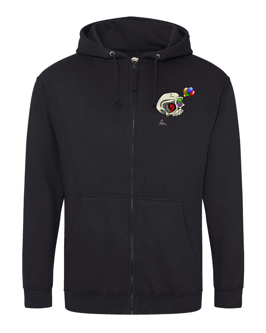 Bipolar Mental Health Awareness Full Zip Hoodie By Unsubtle Skulls