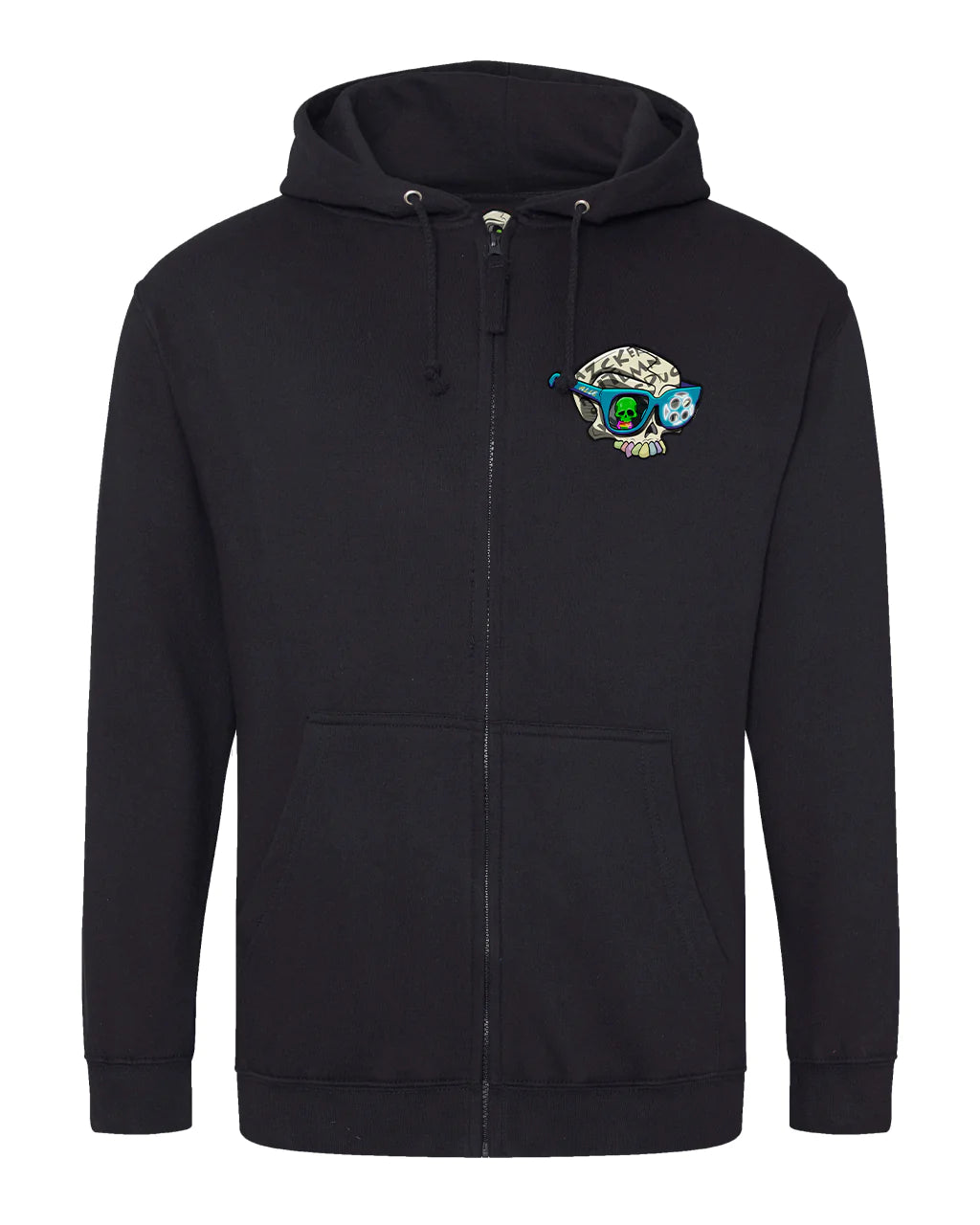 Dylsexia Mental Health Awareness Full Zip Hoodie By Unsubtle Skulls