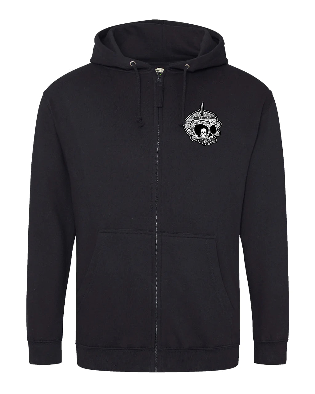 Recovery Full Zip Hoodie By Unsubtle Skulls