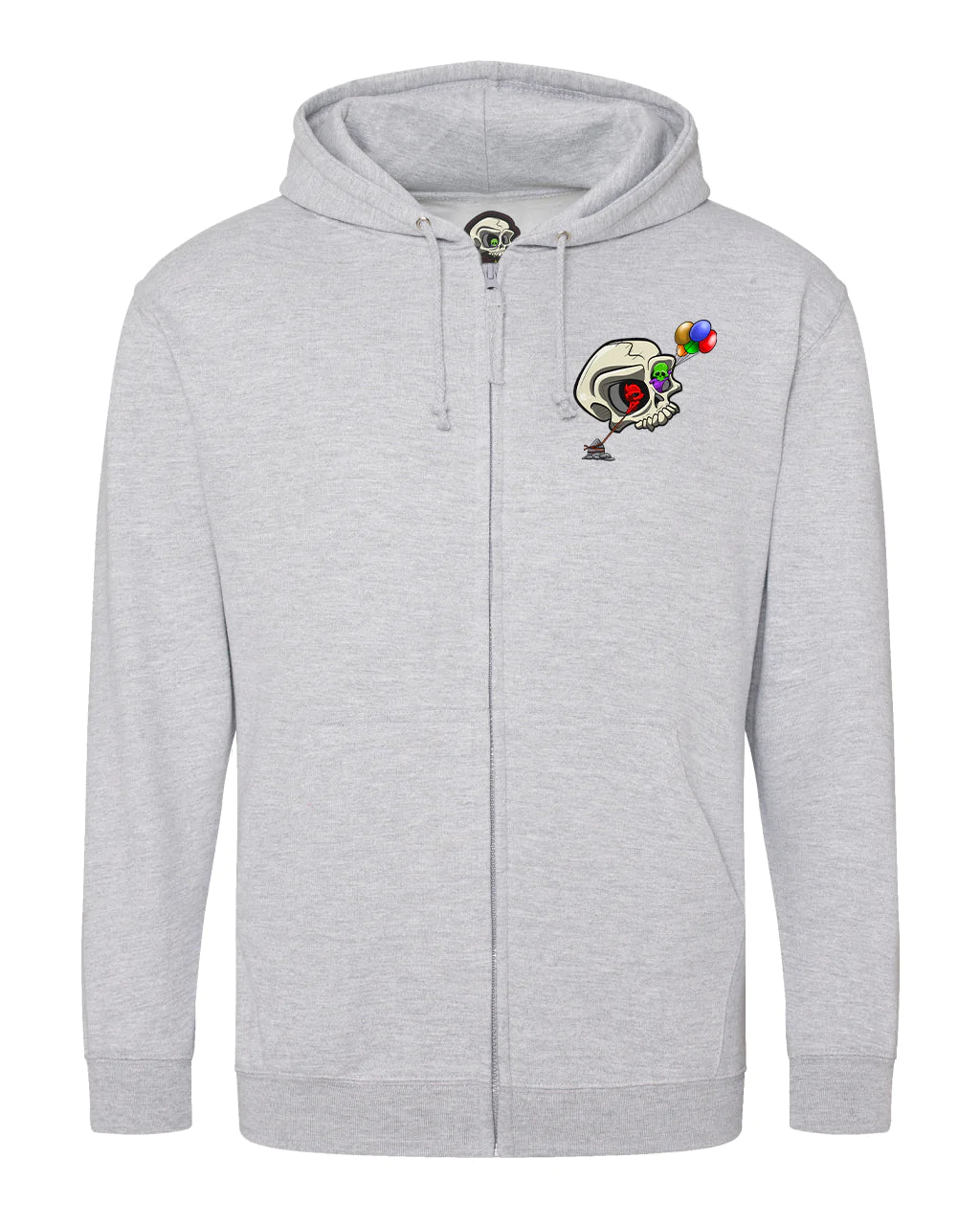 Bipolar Mental Health Awareness Full Zip Hoodie By Unsubtle Skulls