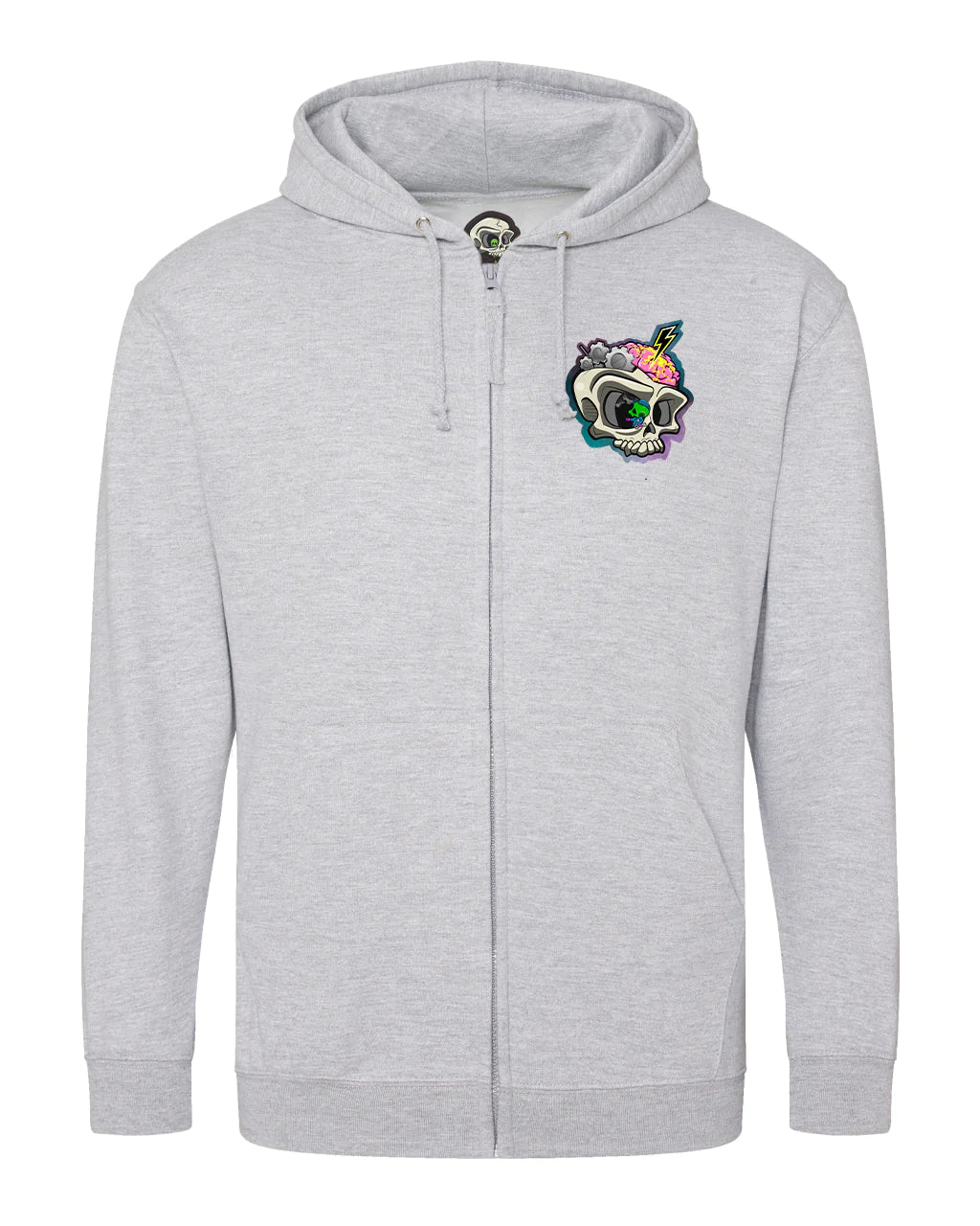 Epliepsy Mental Health Awareness Full Zip Hoodie By Unsubtle Skulls