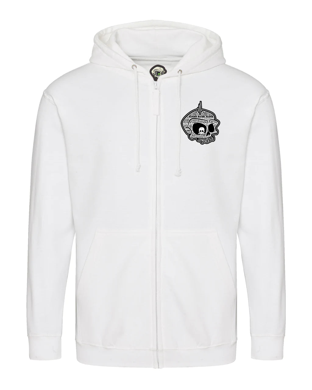 Recovery Full Zip Hoodie By Unsubtle Skulls