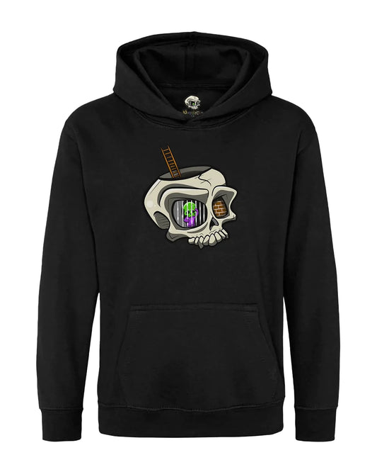 Kids Anxiety Mental Health Awareness Hoodie By Unsubtle Skulls