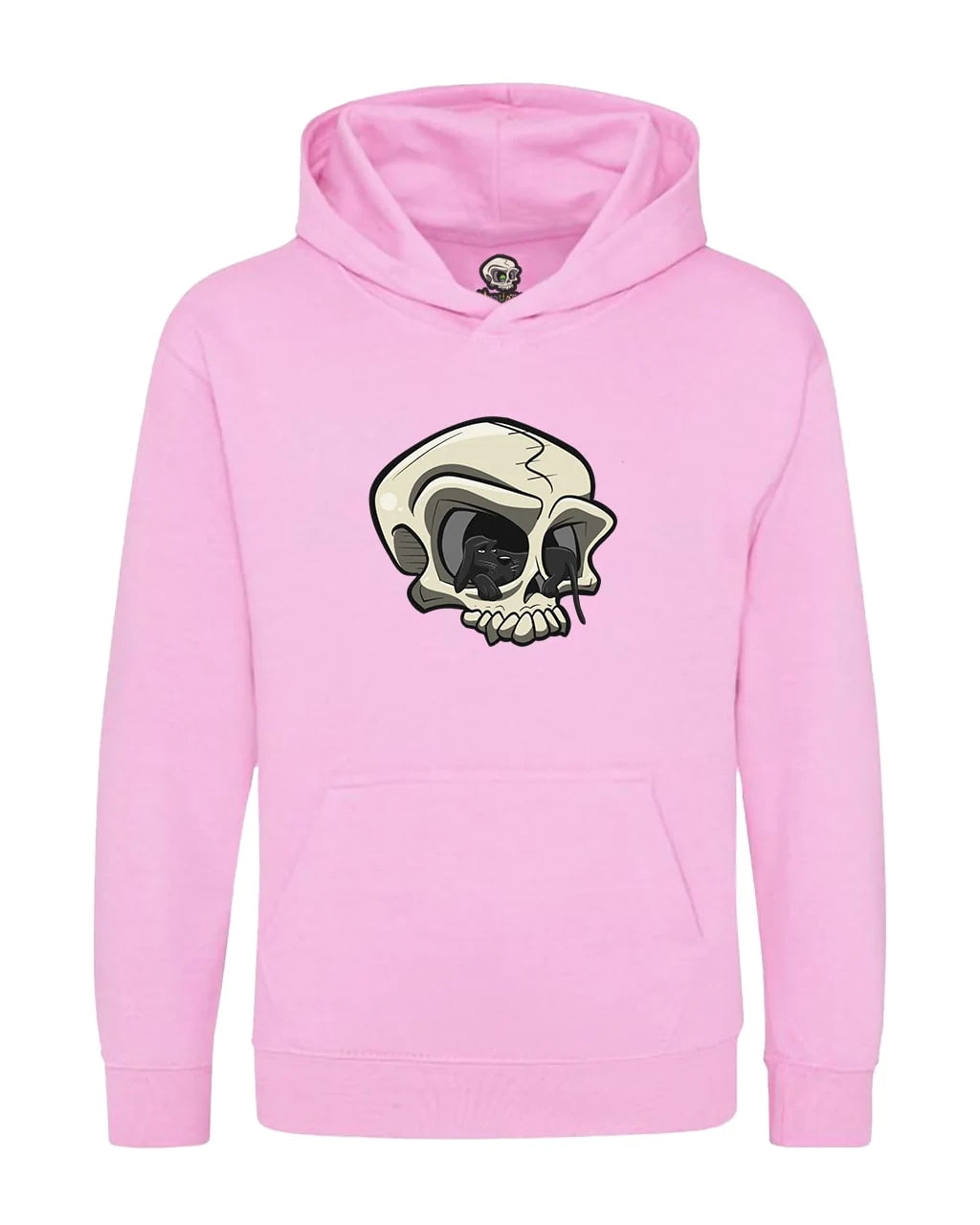 Kids Depression Skull Mental Health Awareness Hoodie By Unsubtle Skulls