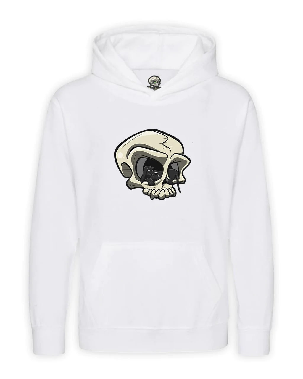 Kids Depression Skull Mental Health Awareness Hoodie By Unsubtle Skulls