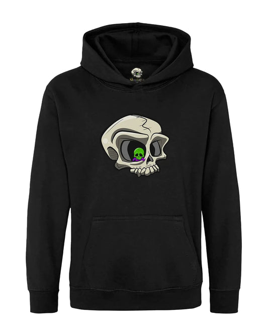 Kids Original Skull Mental Health Awareness Hoodie By Unsubtle Skulls