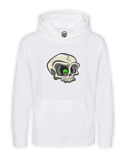 Kids Original Skull Mental Health Awareness Hoodie By Unsubtle Skulls