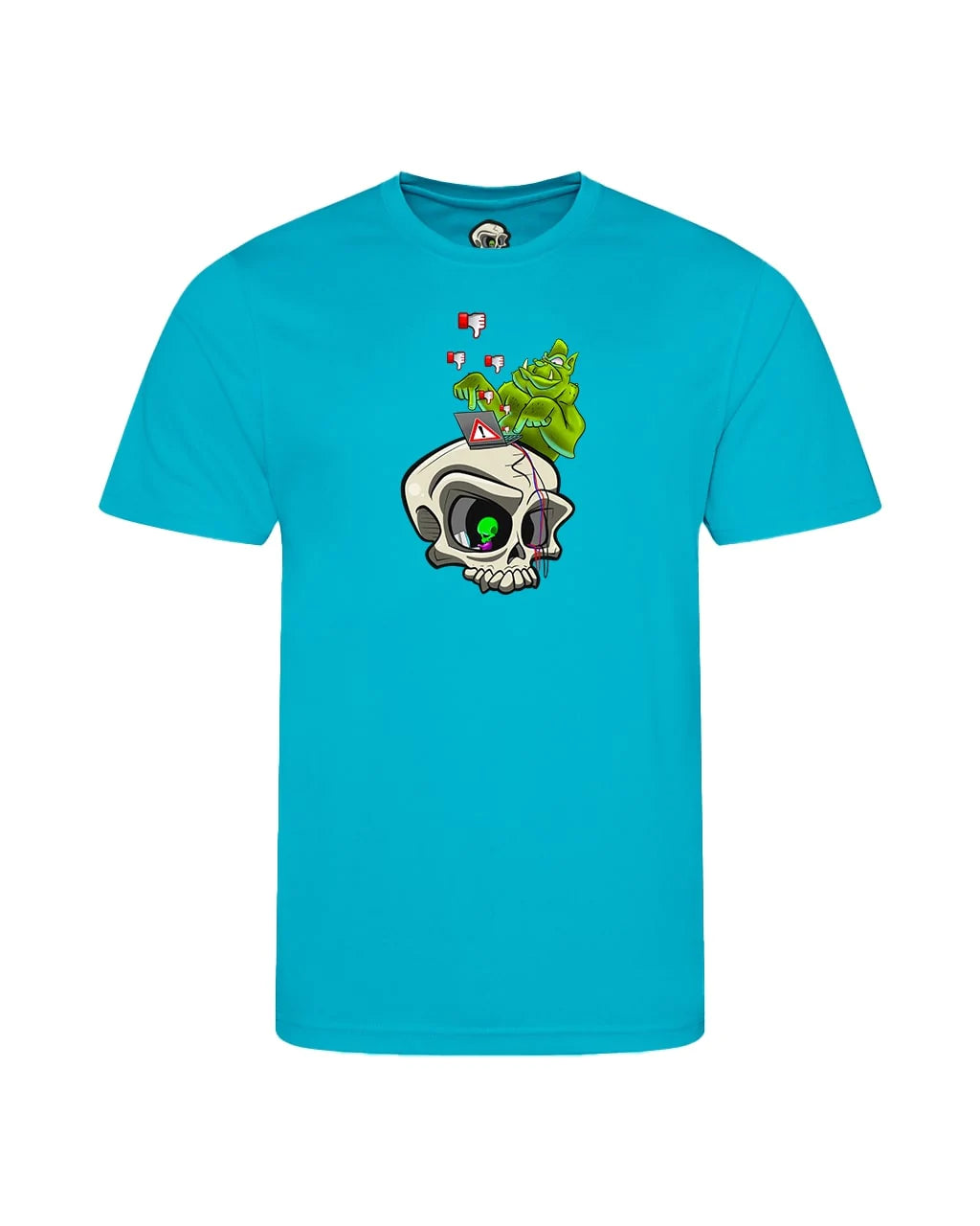 Kids Internet Troll Mental Health Awareness T-Shirt By Unsubtle Skulls