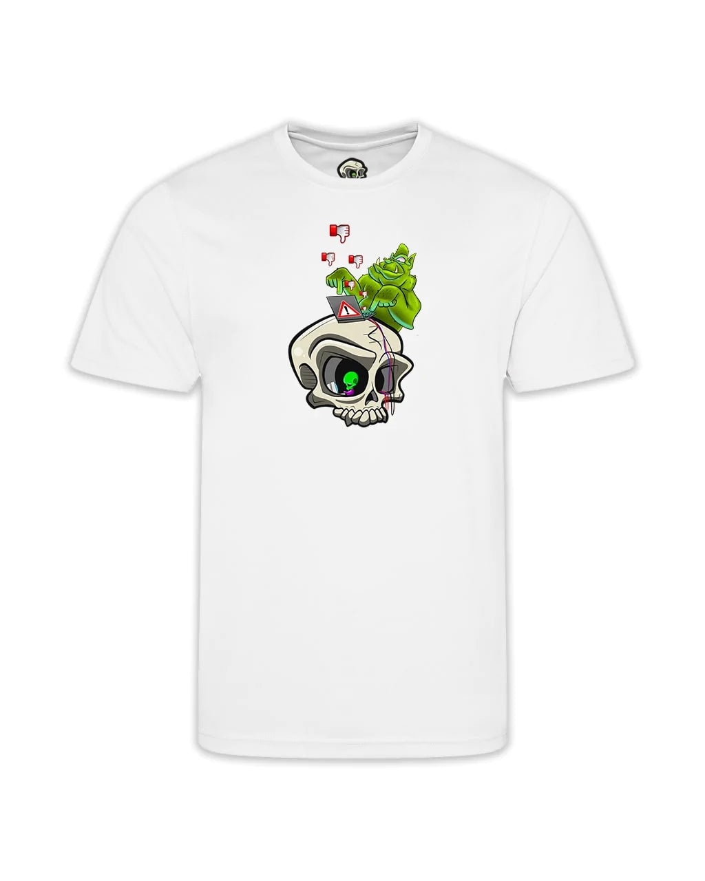 Kids Internet Troll Mental Health Awareness T-Shirt By Unsubtle Skulls