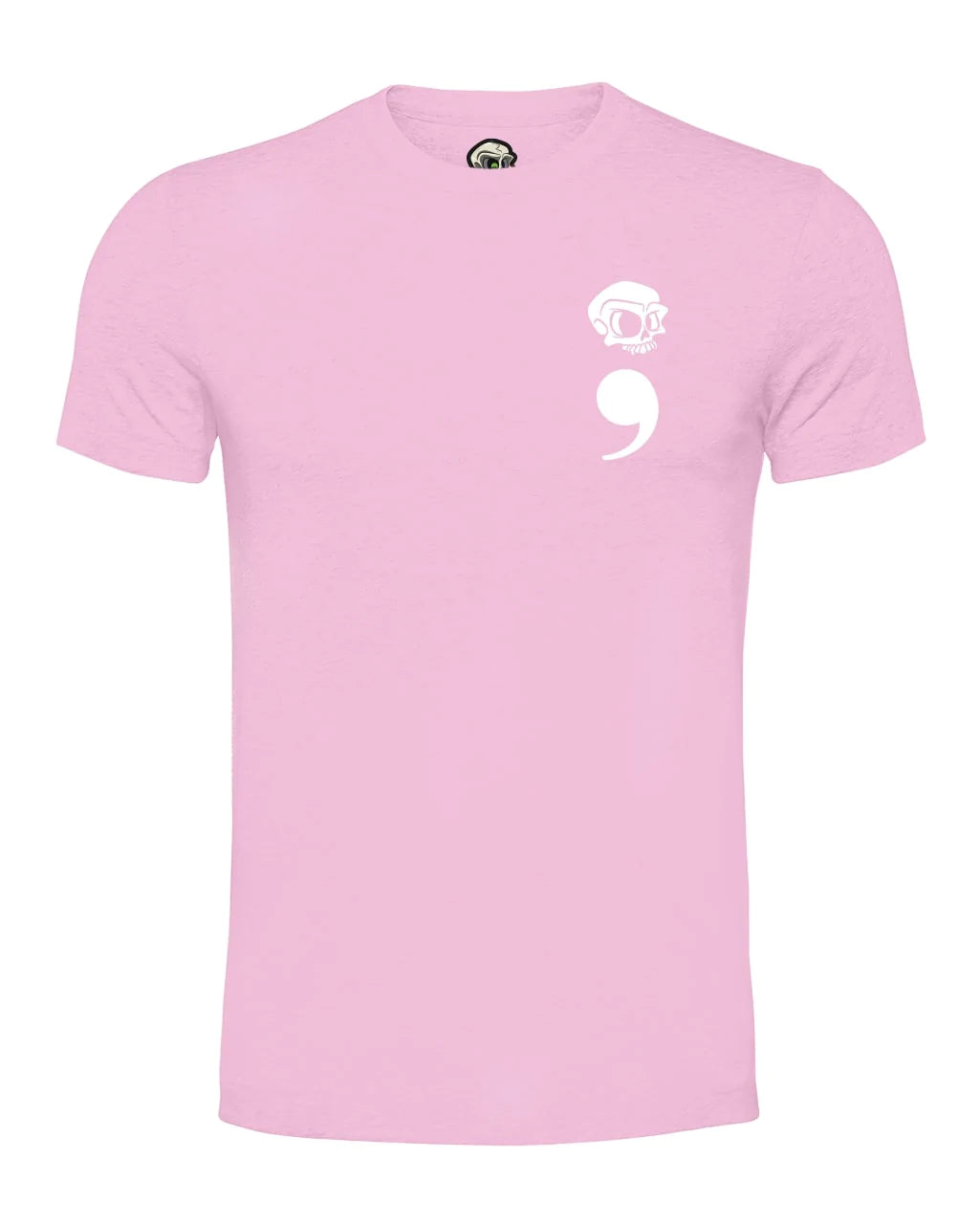 Semi-Colon Mental Health Awareness T-Shirt By Unsubtle Skulls