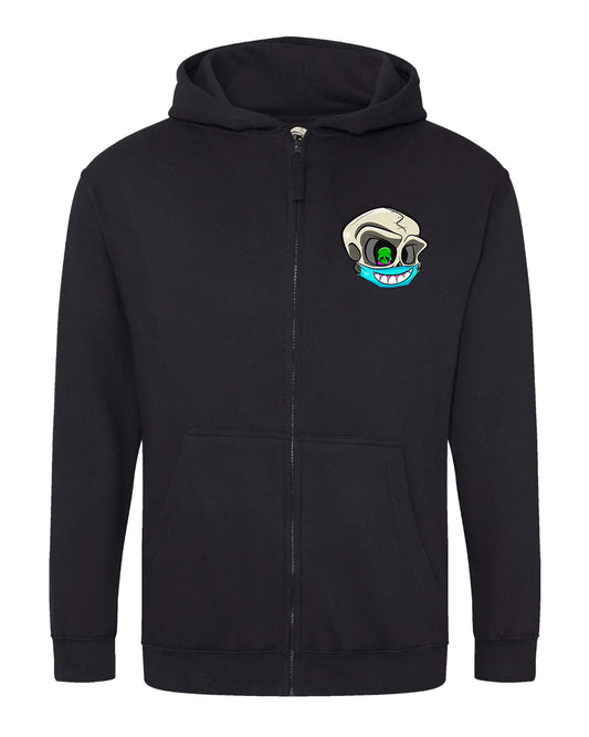 Kids Never Trust A Smile Full Zip Hood By Unsubtle Skulls