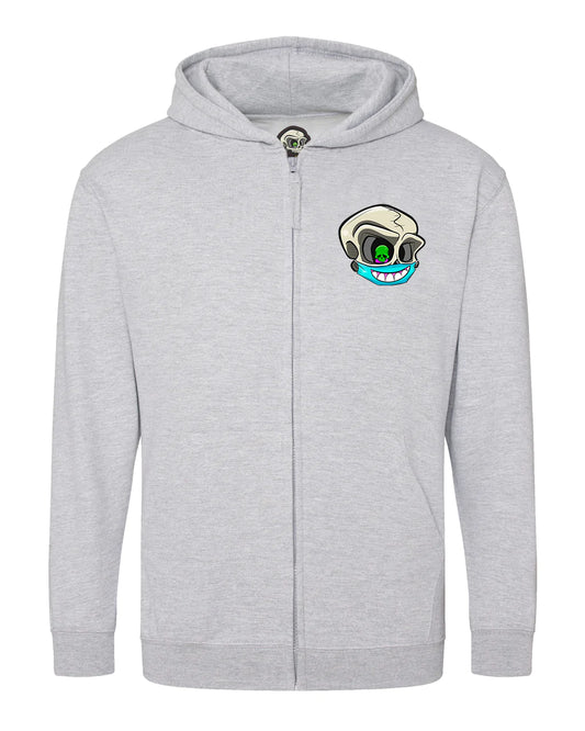 Kids Never Trust A Smile Full Zip Hood By Unsubtle Skulls