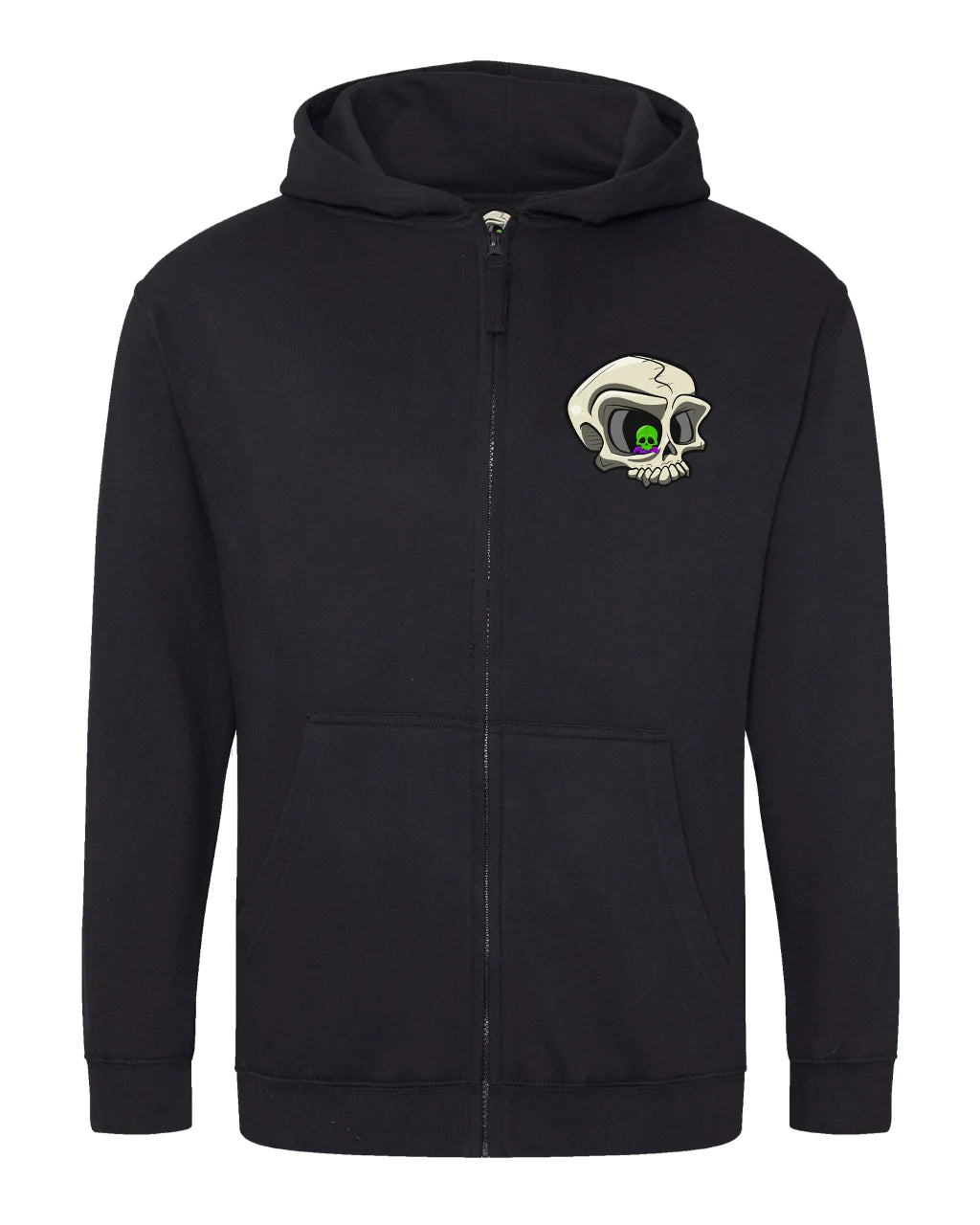 Kids Orignal Full Zip Hood By Unsubtle Skulls